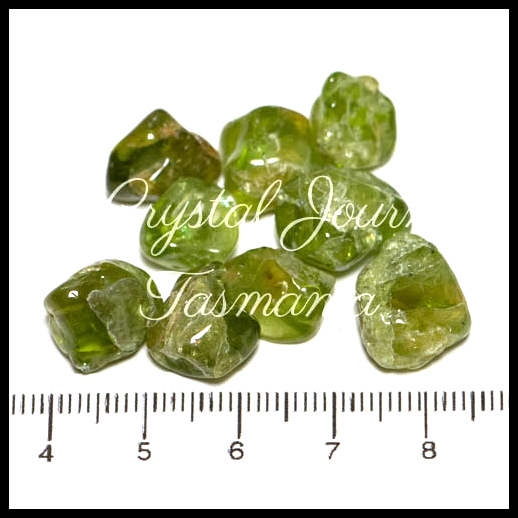 Peridot Crystal Tumbled Stones