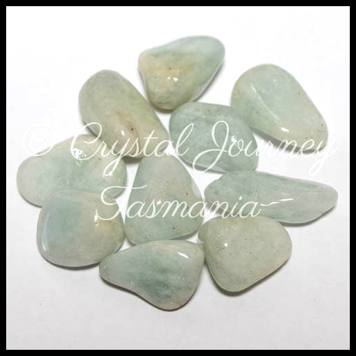 Aquamarine Crystal Tumbled Stones