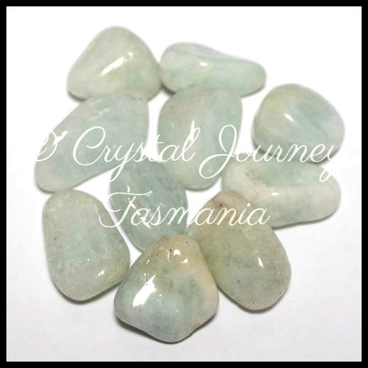 Aquamarine Crystal Tumbled Stones