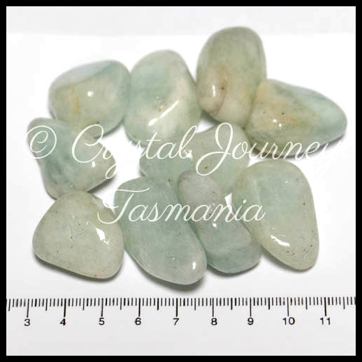 Aquamarine Crystal Tumbled Stones