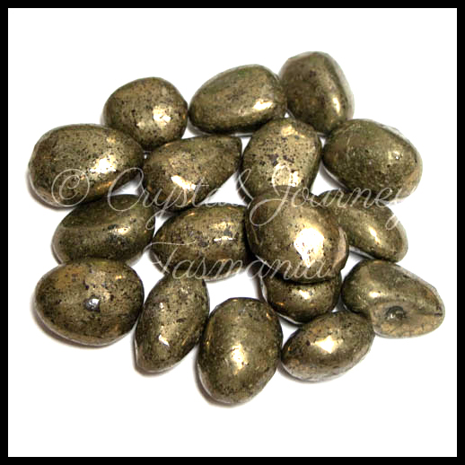 Chalcopyrite Crystal Tumbled Stone