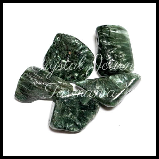 Seraphinite Crystal Tumbled Stone