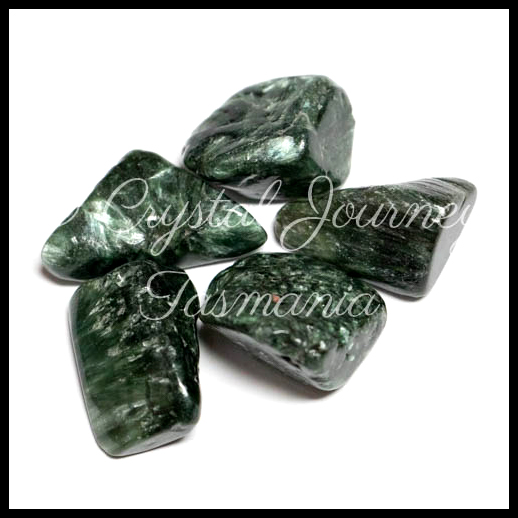 Seraphinite Crystal Tumbled Stone