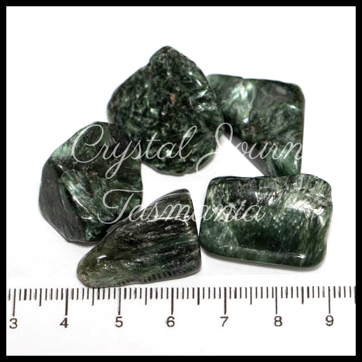 Seraphinite Crystal Tumbled Stone