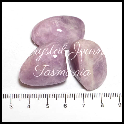 Pink Kunzite Crystal Tumbled Stones