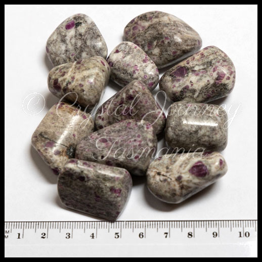 Ruby In Matrix Crystal Tumbled Stones