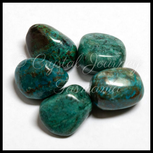 Chrysocolla Crystal Tumbled Stone