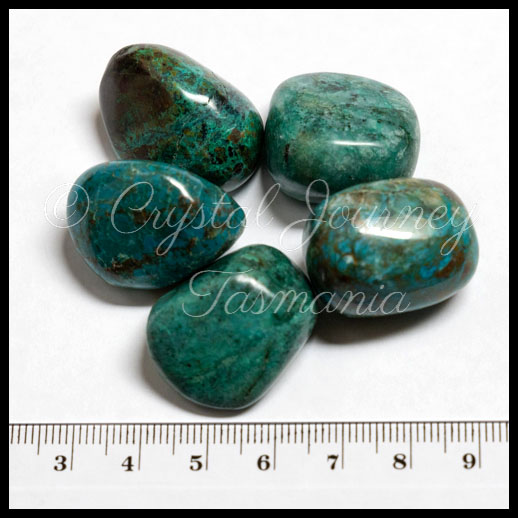 Chrysocolla Crystal Tumbled Stone