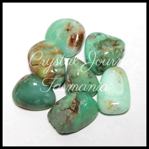 Chrysoprase Crystal Tumbled Stone