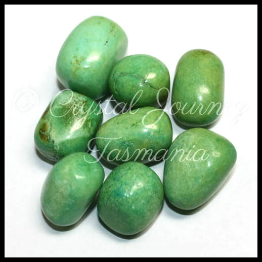 Lemon Chrysoprase Crystal Tumbled Stone - Click Image to Close