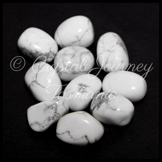 Howlite Crystal Tumbled Stone