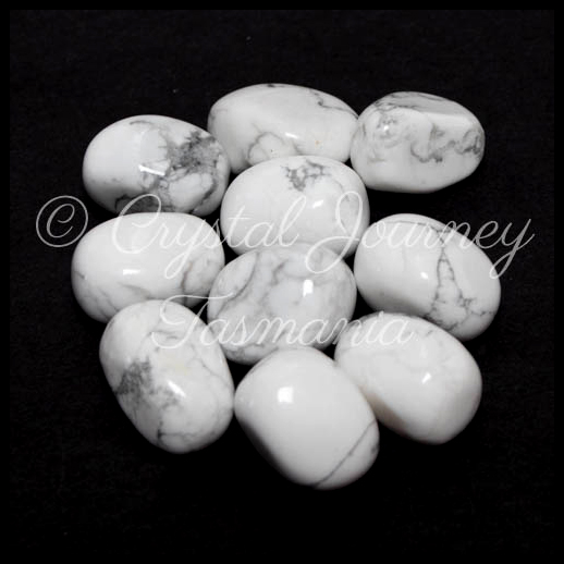 Howlite Crystal Tumbled Stone