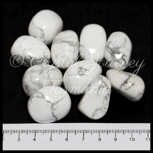 Howlite Crystal Tumbled Stone