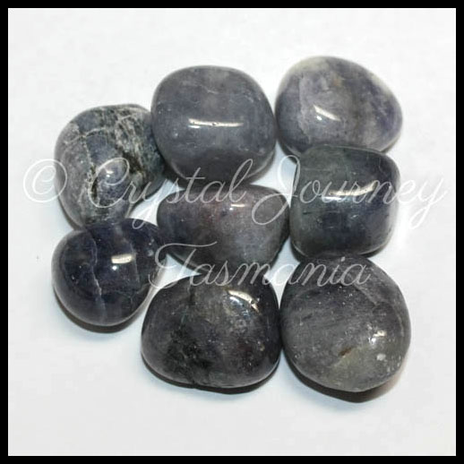 Iolite Crystal Tumbled Stone