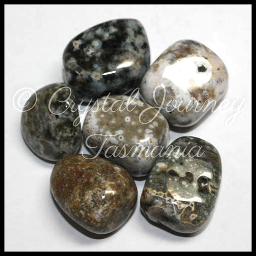 Ocean Jasper Crystal Tumbled Stone