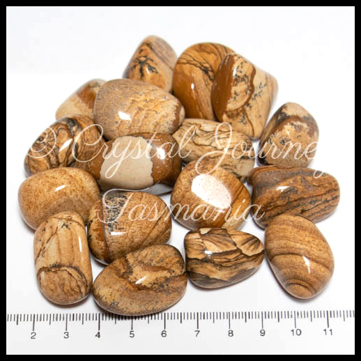 Picture Jasper Crystal Tumbled Stone