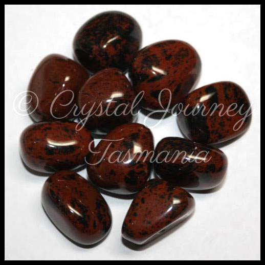 Mahogany Obsidian Crystal Tumbled Stone