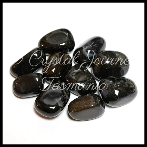 Black Onyx Crystal Tumbled Stone