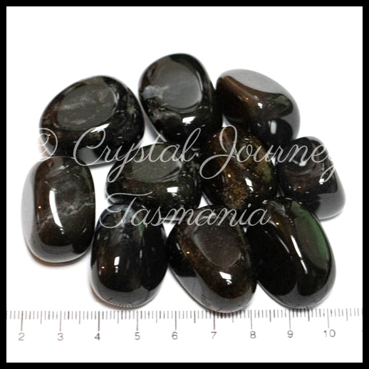 Black Onyx Crystal Tumbled Stone