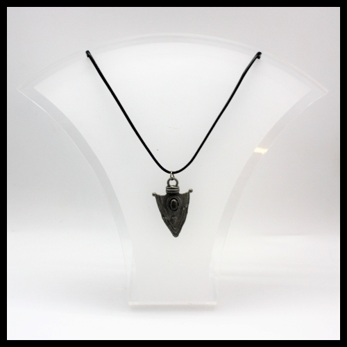 Tribal Pewter Pendant Necklace