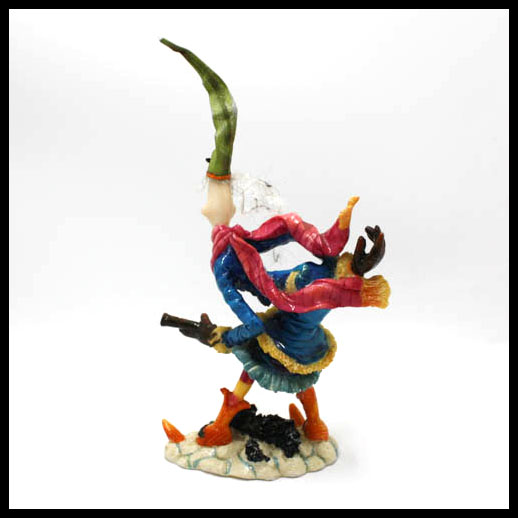 Witch On Broom 18cm