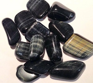 Blue Tigers Eye Crystal Tumbled Stone