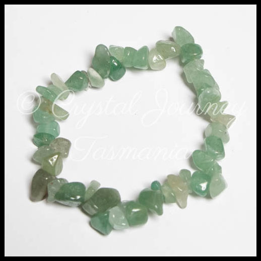 Green Aventurine Crystal Chip Bracelet