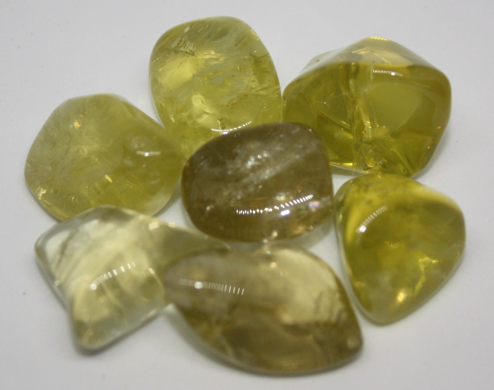 Lemon Quartz Crystal Tumbled Stone