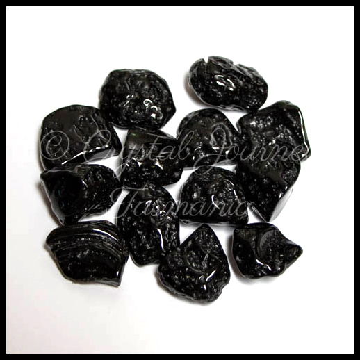 Tektite Crystal Tumbled Stone