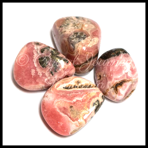 Rhodochrosite Crystal Tumbled Stones