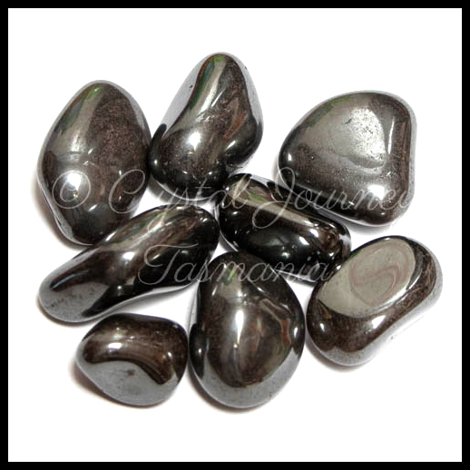 Hematite Crystal Tumbled Stone