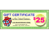 Gift Certificate $25.00